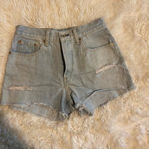 Rag & Bone High Waisted Shorts